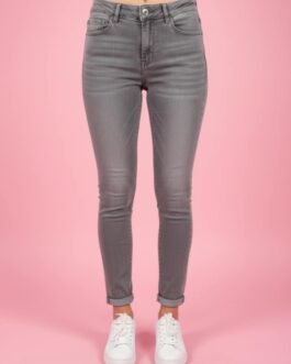 11 .Ψηλόμεσο Γκρι Τζιν Push Up – Ελαστικό Shaping Denim – 5 κιλα