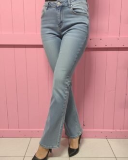 39 . High Waist Flare καμπάνα Jeans Push Up – Πολύ Μαλακό & Άνετο