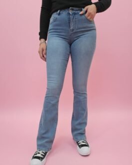 .5 . Γυναικείο Τζιν Καμπάνα Push Up Ψηλόμεσο – Ελαστικό Shaping Denim