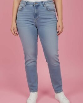 46 . Ψηλόμεσο Ελαστικό Plus Size Jean – Απόλυτη Άνεση