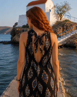 Λινή Ολόσωμη Φόρμα “Άγιος Ισίδωρος” – Atelier Leros
