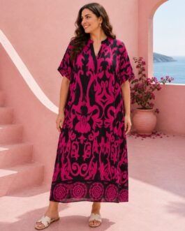 Cotton Midi Φόρεμα με Μονοκόμματο Μανίκι
